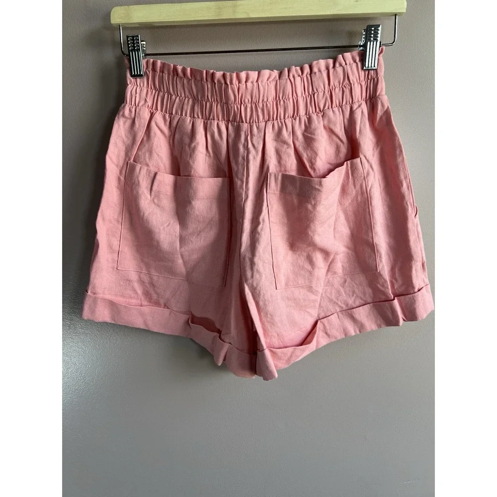 NWT Show Me‎ Your Mumu Women's Han's Linen Pink Size XS